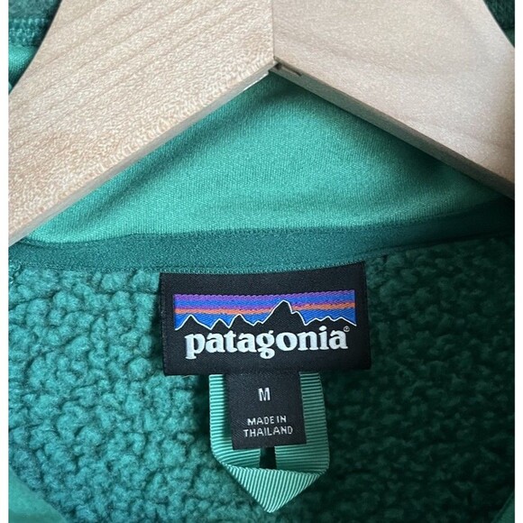 Patagonia Women's M Better Sweater 1/4 Zip Fleece Pullover Jacket 25617 - Green - Picture 5 of 8